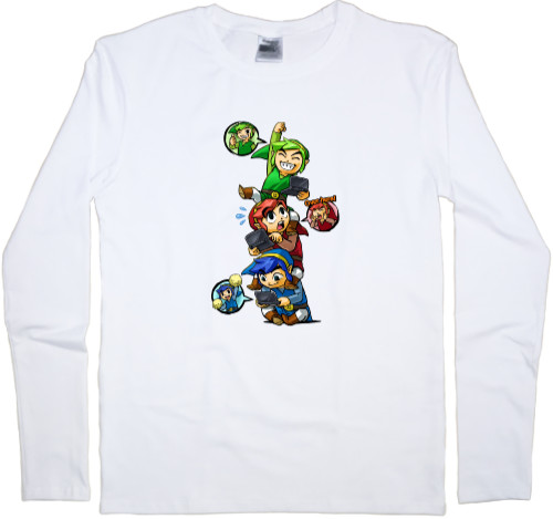 Kids' Longsleeve Shirt - The Legend of Zelda 2 - Mfest