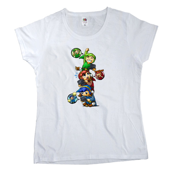 Women's T-shirt Fruit of the loom - The Legend of Zelda 2 - Mfest