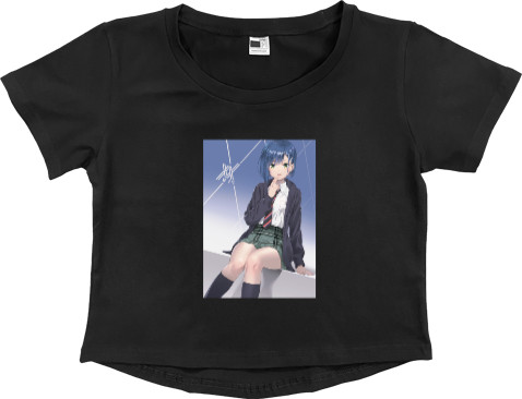 Women's Cropped Premium T-Shirt - ICHIGO Darling in the Franxx - Mfest