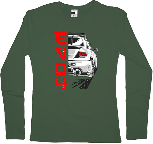 Women's Longsleeve Shirt - Mitsubishi Lancer Evolution 4 - Mfest