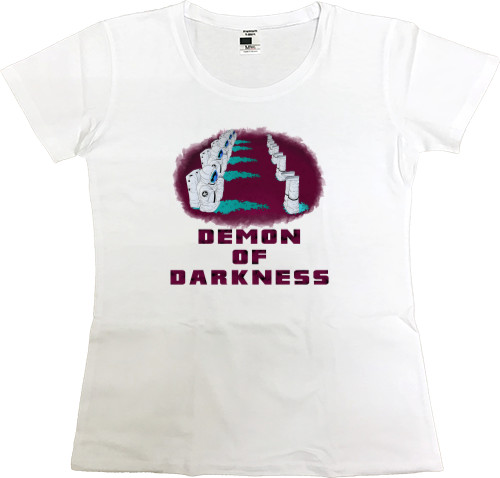 Women's Premium T-Shirt - Demon of darkness chainsaw man - Mfest