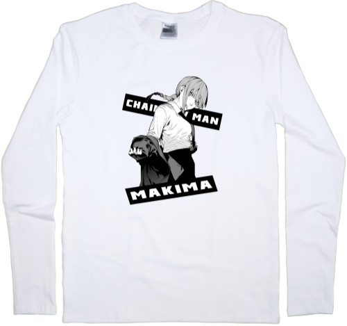 Men's Longsleeve Shirt - Makima Chainsaw Man 2 - Mfest