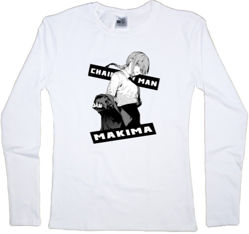 Women's Longsleeve Shirt - Makima Chainsaw Man 2 - Mfest