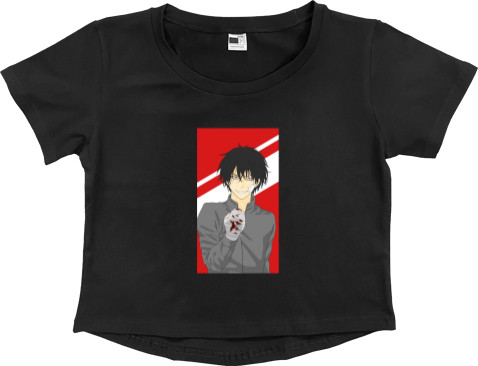 Women's Cropped Premium T-Shirt - Yuuichi Katagiri - Mfest