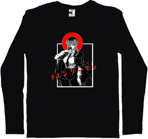 Men's Longsleeve Shirt - Makima Chainsaw Man - Mfest