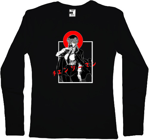 Women's Longsleeve Shirt - Makima Chainsaw Man - Mfest