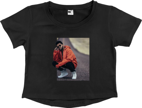 Women's Cropped Premium T-Shirt - The Weeknd - Mfest