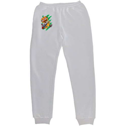 Women's Sweatpants - Гарбуз на скейті - Mfest