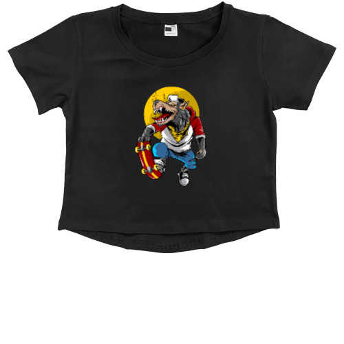 Kids' Premium Cropped T-Shirt - Перевертень - Mfest