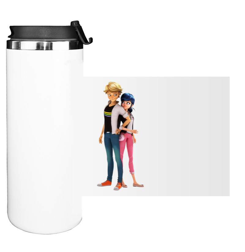 Water Bottle on Tumbler - Леді Баг та Супер-Кіт 2 - Mfest