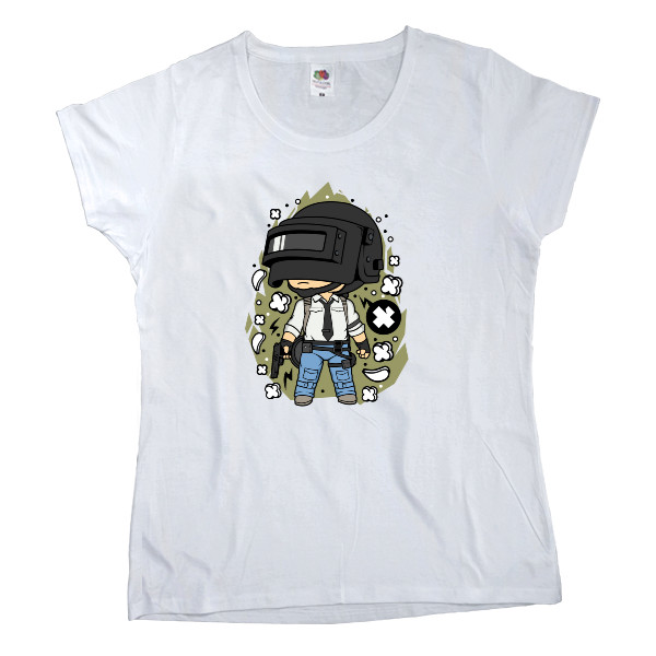 Women's T-shirt Fruit of the loom - Pubg - Mfest