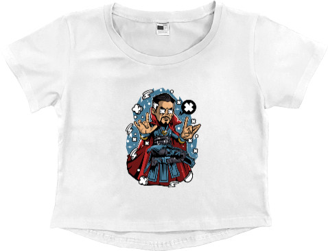 Women's Cropped Premium T-Shirt - Doctor Strange 8 - Mfest