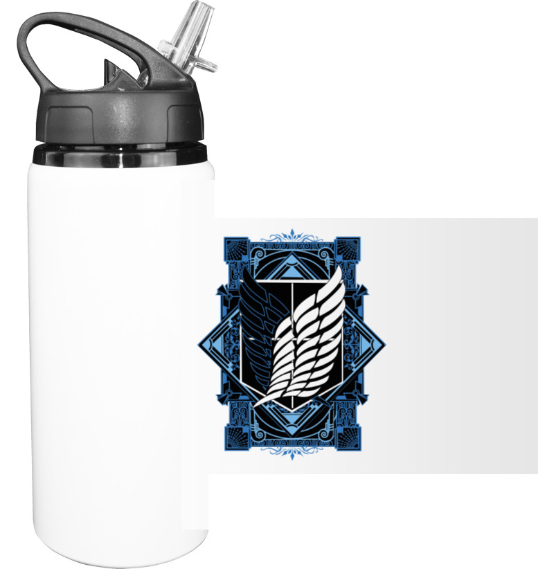 Sport Water Bottle - Атака на титанов 12 - Mfest