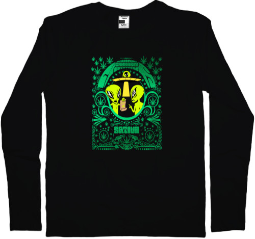 Kids' Longsleeve Shirt - Cannabis НЛО - Mfest