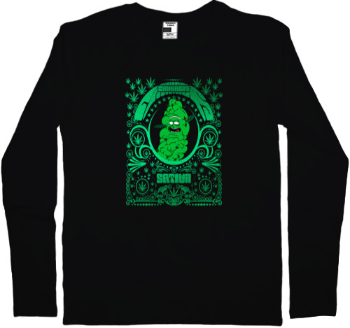 Men's Longsleeve Shirt - Rick Cannabis - Mfest