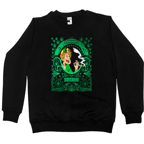 Отдых / Увлечения - Women's Premium Sweatshirt - Shaggy Cannabis - Mfest