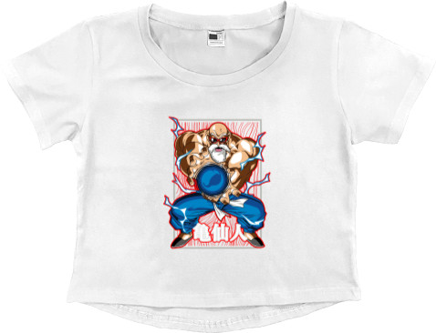 Women's Cropped Premium T-Shirt - Master Roshi 2 - Mfest