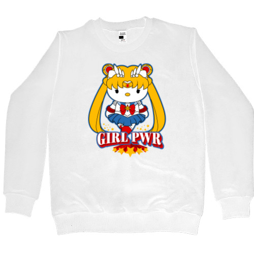 Men’s Premium Sweatshirt - Kitty Сейлор Мун - Mfest