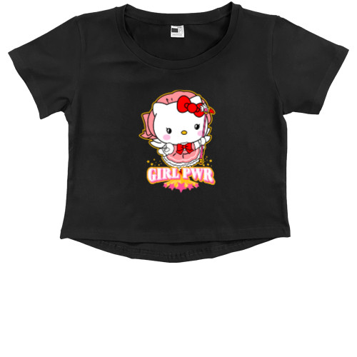 Kids' Premium Cropped T-Shirt - Girl power - Mfest