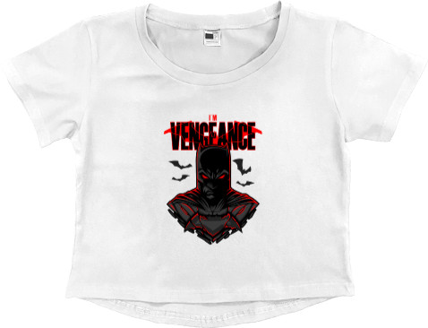 Women's Cropped Premium T-Shirt - Batman: Vengeance - Mfest