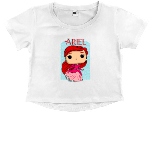 Kids' Premium Cropped T-Shirt - Ariel - Mfest