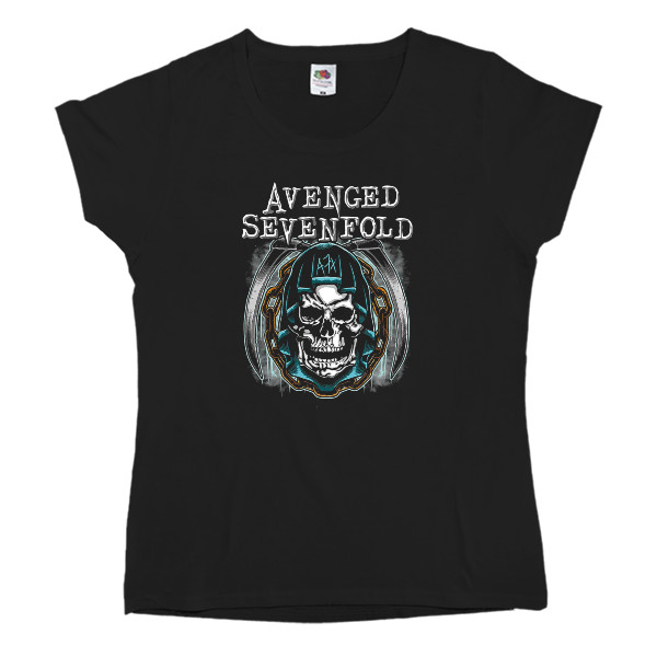 Women's T-shirt Fruit of the loom - AVENGED SEVENFOLD 7 - Mfest