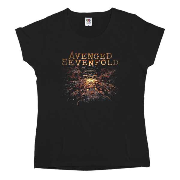 Women's T-shirt Fruit of the loom - AVENGED SEVENFOLD 6 - Mfest