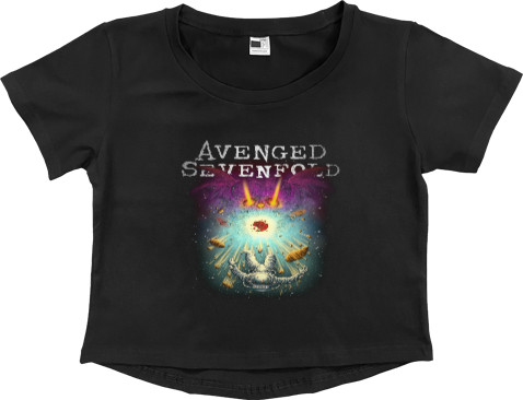 Women's Cropped Premium T-Shirt - Avenged Sevenfold 2 - Mfest