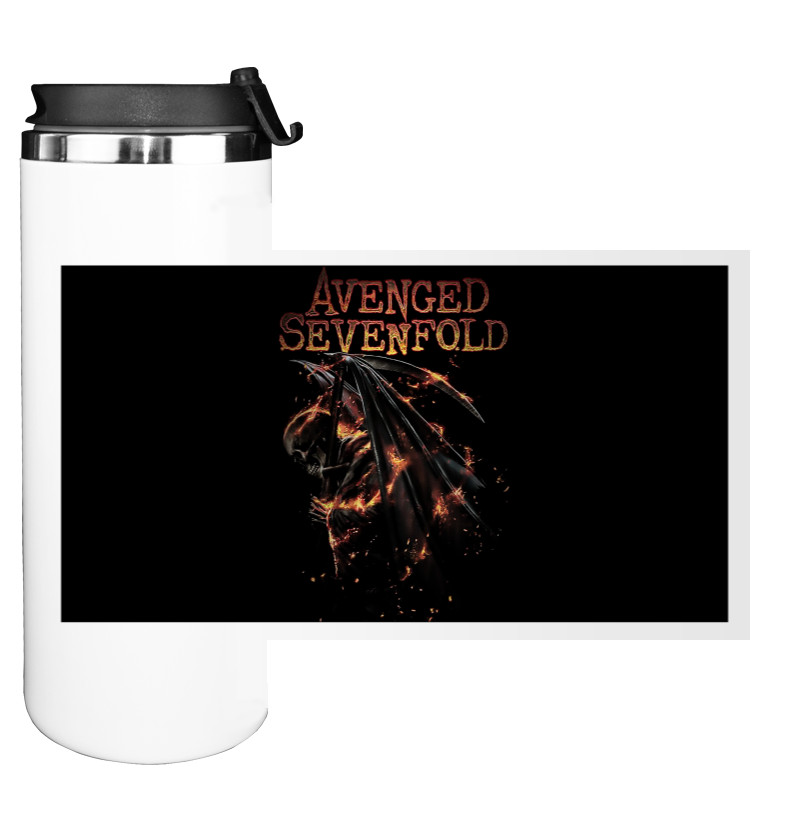 Water Bottle on Tumbler - Avenged Sevenfold 5 - Mfest