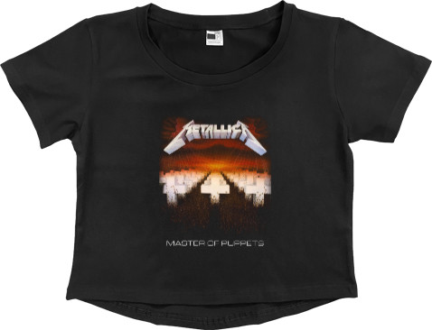 Women's Cropped Premium T-Shirt - Metallica 33 - Mfest