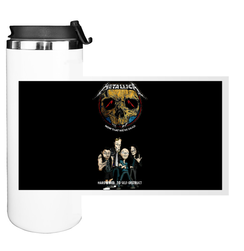 Water Bottle on Tumbler - Metallica 32 - Mfest