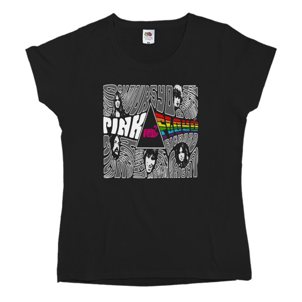 Women's T-shirt Fruit of the loom - Pink Floyd 9 - Mfest