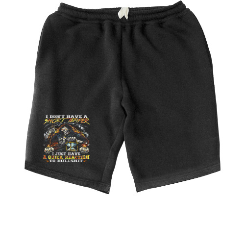 Men's Shorts - I dont have a shorttemper - Mfest