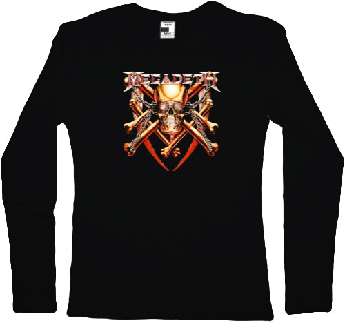 Women's Longsleeve Shirt - Megadeth 3 - Mfest