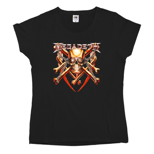 Women's T-shirt Fruit of the loom - Megadeth 3 - Mfest