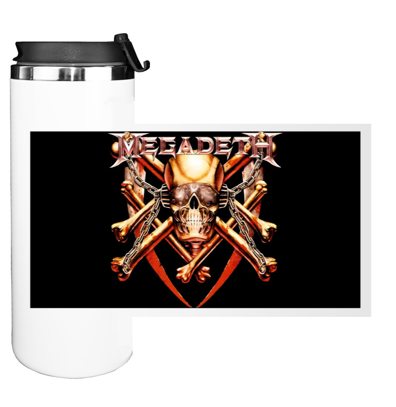 Water Bottle on Tumbler - Megadeth 3 - Mfest