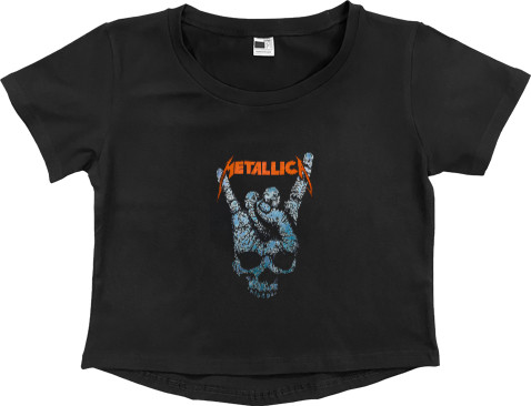 Women's Cropped Premium T-Shirt - Metallica 30 - Mfest