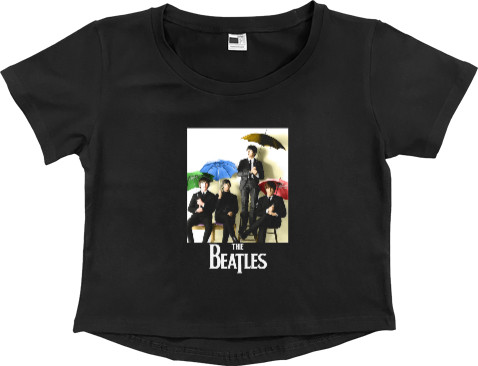 Women's Cropped Premium T-Shirt - The Beatles 15 - Mfest