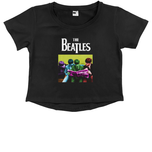 Kids' Premium Cropped T-Shirt - The Beatles 13 - Mfest