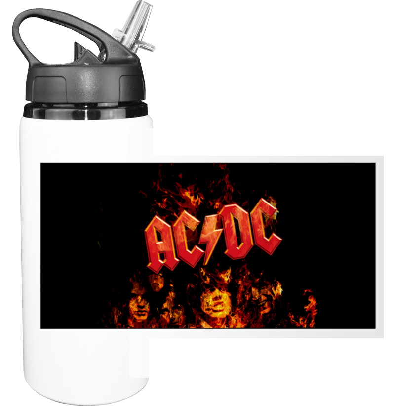 Sport Water Bottle - AC DC 10 - Mfest