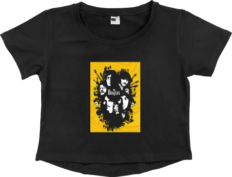 Women's Cropped Premium T-Shirt - The Beatles 12 - Mfest