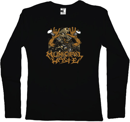 Women's Longsleeve Shirt - Municipal Waste - Mfest