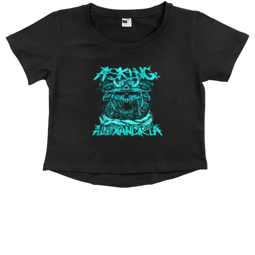 Kids' Premium Cropped T-Shirt - Asking Alexandria 2 - Mfest