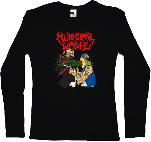 Women's Longsleeve Shirt - Municipal Waste - Mfest