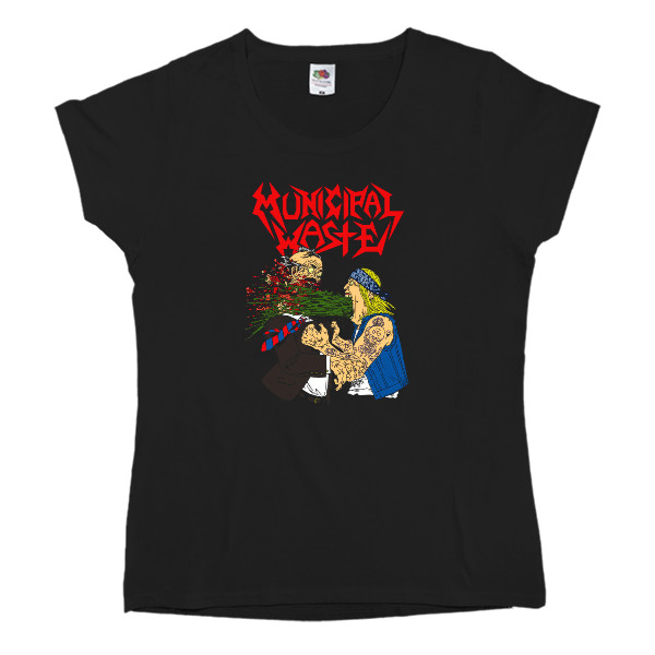 Women's T-shirt Fruit of the loom - Municipal Waste - Mfest