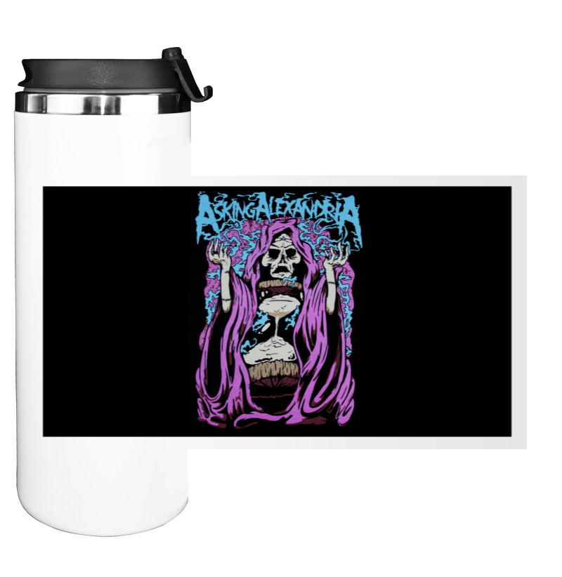 Water Bottle on Tumbler - Asking Alexandria - Mfest