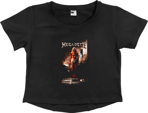 Women's Cropped Premium T-Shirt - Megadeth - Mfest