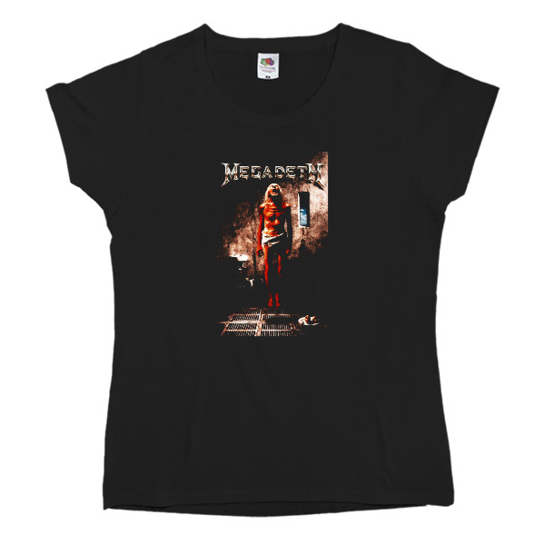 Women's T-shirt Fruit of the loom - Megadeth - Mfest