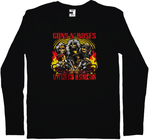 Men's Longsleeve Shirt - Guns n Roses - Mfest