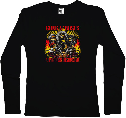 Women's Longsleeve Shirt - Guns n Roses - Mfest